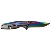 MTech USA Tinite Coated & Satin Handle Folding Knife