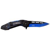 MTech USA 3.5 Inch Electro Plated Blade Folding Knife