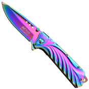 MTech USA Rainbow MT-A822RB Folding Knife