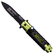 MTech USA Dual Tone Aluminum Handle Folding Knife