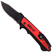 MTech USA A889 Half Serrated Edge Folding Blade Knife