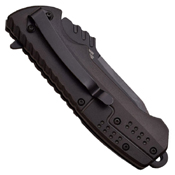 MTech USA A889 Half Serrated Edge Folding Blade Knife