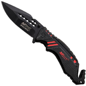 MTech USA A898 Plain Edge Folding Blade Knife