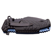 MTech USA Plain Edge Folding Blade Knife