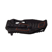 MT-A952 Black 2.8mm Blade 2 Tone Handle Folding Knife