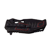 MT-A952 Black 2.8mm Blade 2 Tone Handle Folding Knife