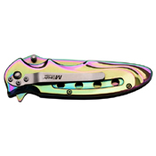 MTech USA Titanium Coated Stainless Steel Folding Knife