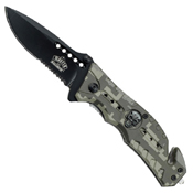Master USA Half Serrated Folding Blade Knife