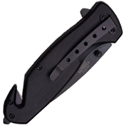 Master USA Green Skull Logo Half Serrated Knife