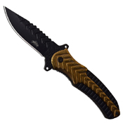 Master USA MU-A055 Black Coated Blade Manual Knife