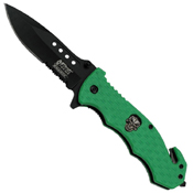MTech USA Xtreme Skull Medallion Folding Knife