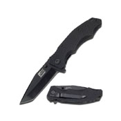 Black MX-A812BP 4.5 Inch Spring Assisted Folding Knife