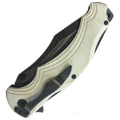 Mtech Xtreme Stonewash Folding Knife - Yellow Handle