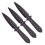 Perfect Point  Electroplated Blade 9 Inch Thrower 3 Piece Set 