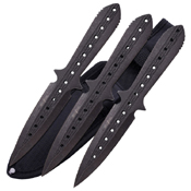 Perfect Point  Electroplated Blade 9 Inch Thrower 3 Piece Set 