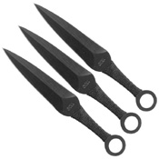 Perfect Point Cord Wrapped Handle 3 Pieces Throwing Knife Set