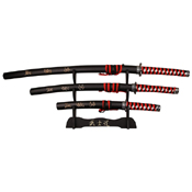 SW-68L Samurai Sword 3 Pcs Set with Scabbard