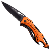 Master Cutlery Tac-Force Half Serrated Blade Folding Knife