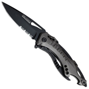 Master Cutlery Tac-Force Half Serrated Blade Folding Knife