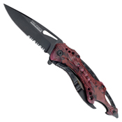 Master Cutlery Tac-Force Half Serrated Blade Folding Knife