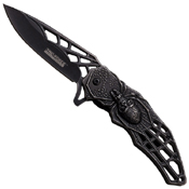Tac-Force Stamped Spider Web Handle Folding Knife