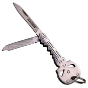 Tac-Force Key Style Satin Finish Folding Blade Knife