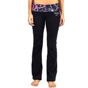 Muddy Girl Pink Camo Black Yoga Pants
