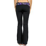 Muddy Girl Pink Camo Black Yoga Pants