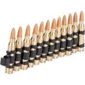 Super Realistic M249 5.56 Cartridge Belt Set Of 12