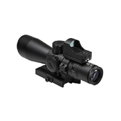 Ncstar 3-9 X 42 Uss Gen Ii Mil-Dot With Micro Red Dot