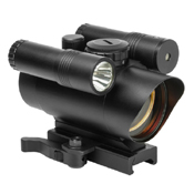 Ncstar Vism Red Dot Sight Built-In Green Laser-Led Flashlight