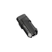 Multiple Color Temperatures Metallic Keychain Light - Black