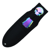 Punisher Skull Head 6.5' Throwing Knife Set w/Sheath