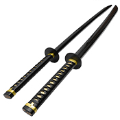 11.5 in Handle Dual Swords