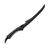 Elven Black Polypropylene Sword