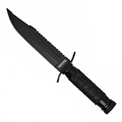 4 in Metal Handle Fixed Knife