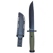 Green/Black Handle Tactical Knife