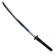 Wrapped Handle Katana - Black Saya