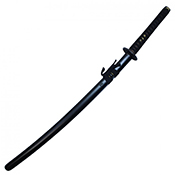 Wrapped Handle Katana - Black Saya