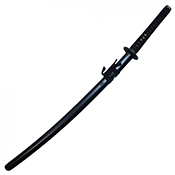 Wrapped Handle Katana - Black Saya