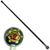 Neptune Pirate Skull Walking Cane