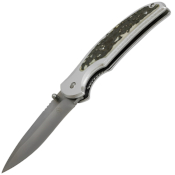 Buckshot Faux Stag Folding Knife