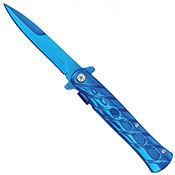 5 in Blue Handle Pocket Knife