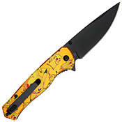 Pikachu Gold Handle Pocket Knife