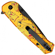 Pikachu Gold Handle Pocket Knife