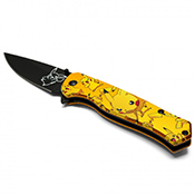 Pikachu Gold Handle Pocket Knife