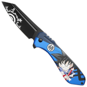 7.75'' Blue Son Goku Folding Knife