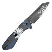 7.75'' Blue Son Goku Folding Knife