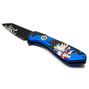 7.75'' Blue Son Goku Folding Knife