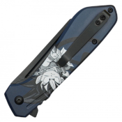 7.75'' Blue Son Goku Folding Knife